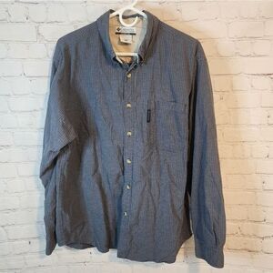 Men's Columbia longsleeve button-down shirt, size Large